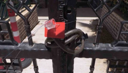 Antalyada yangın güvenliği sebebiyle ruhsatları askıya alınan tesislerden biri mühürlendi