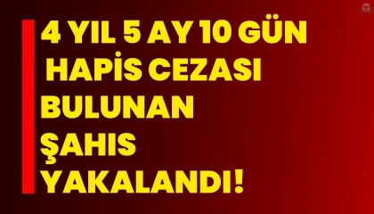 Arsuzda 4 yıl hapis cezası bulunan şahıs tutuklandı