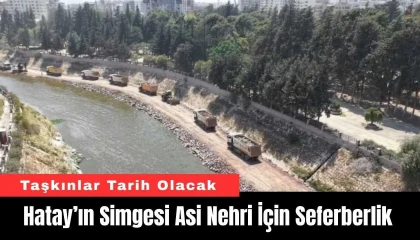 Asi Nehrinde ıslah çalışmaları başladı