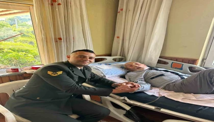 Askerlik Şubesi Başkanı Şahinerden Kore Gazisine anlamlı ziyaret