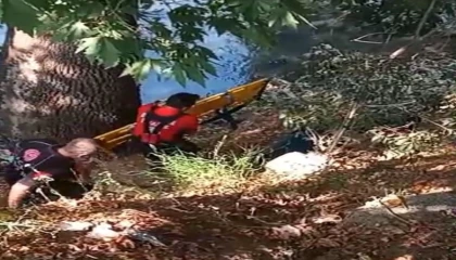 Balık tutarken 15 metreden düştü