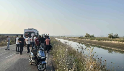 Bisikleti için kanala girmişti, cansız bedeni bulundu