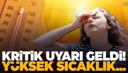 Doğu Akdeniz için yüksek sıcaklık uyarısı