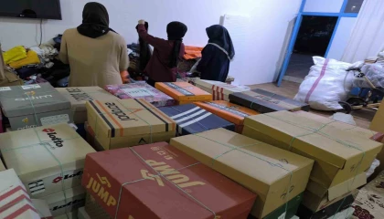 Gazipaşadan 31inci yardım tırı dualarla yola çıktı