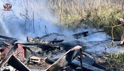 Hatay'da baraka alevlere teslim oldu
