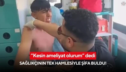 Hatay'da Havuzda Omzu Çıkan Genç, İlk Yardımla Rahatladı