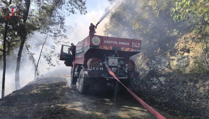 Hatay’da orman yangını