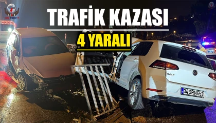 İskenderunda trafik kazası: 4 yaralı