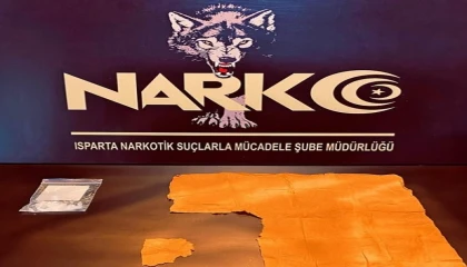 Ispartada uyuşturucu operasyonunda 2 gözaltı