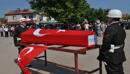 Ispartalı Kore Gazisi Ramazan Topdaş son yolculuğuna uğurlandı