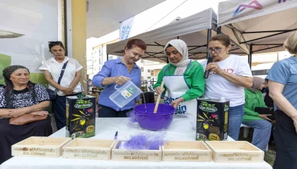Kadınlar üretmeye, Mersin güçlenmeye devam ediyor