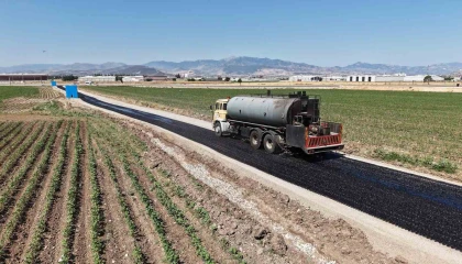 Kahramanmaraşta asfalt çalışmaları