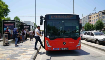Kahramanmaraşta bayramda ücretsiz 11 bin 250 yolcu taşındı