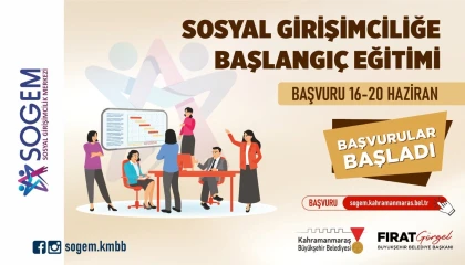 Kahramanmaraşta Sosyal Girişimciliğe Başlangıç Eğitimi