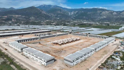 Kınık Toptancı Hal Kompleksi tamamlanıyor