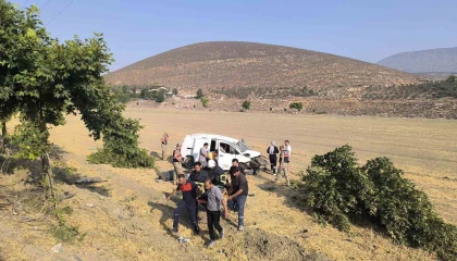 Hatay'da Kamyonet Ağaçlara Çarptı, 2 Yaralı