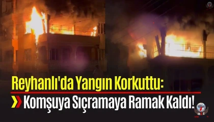 Korku dolu anlar, apartman dairesi alevlere teslim oldu