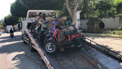 Kurallara uymayan motosiklet sürücülerine ceza yağdı