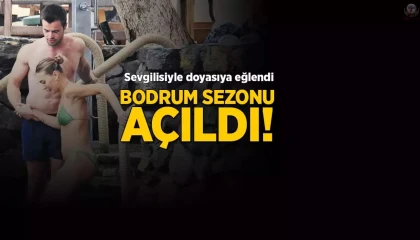 Melisa Döngel yeni sevgilisiyle Bodrum'da