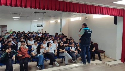 Mersinde çocuklara güvenlik ve bilinçlendirme eğitimi