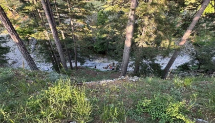 Mersinde kekik toplarken uçurumdan yuvarlanan kadın yaralandı