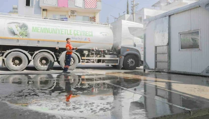 Mersinde kurban kesim alanları temizlendi