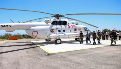 Mersinde orman yangınlarına karşı 5 helikopter ile 407 araçlı ekip teyakkuzda