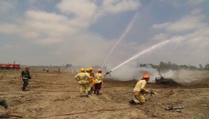Mersinde Orman Yangınlarına Karşı İşbaşı Eğitimleri tamamlandı