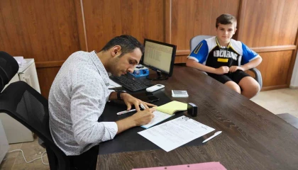 Minik sporcular spora ilk adımlarını Akdenizde atıyor