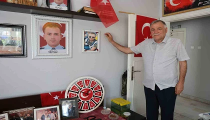 Şehit babalarının hüzünlü günü