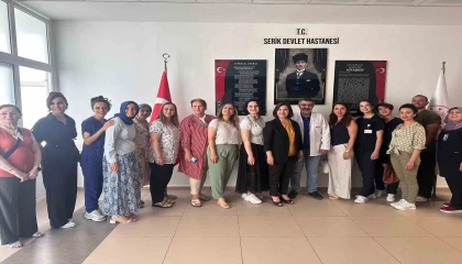 Serik Devlet Hastanesi ‘Anne Dostu Hastane unvanı aldı