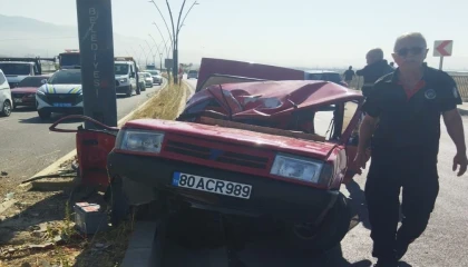 Takla atan otomobilin genç sürücüsü hayatını kaybetti