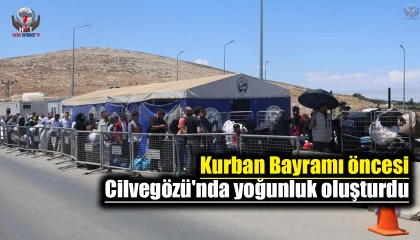 Ülkesine dönüş yapan Suriyeliler, Kurban Bayramı öncesi Cilvegözü'nda yoğunluk oluşturdu