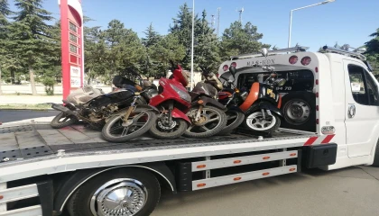 Yalvaçta motosiklet denetimi: 6 araç men edildi, 1 sürücü alkollü yakalandı