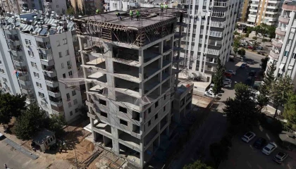 Adanada Yerinde Dönüşüm Projesi ile inşaatlar sürüyor