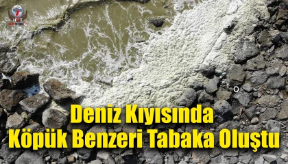 Akdenizde suyun yüzeyinde oluşan beyaz tabaka tedirgin etti