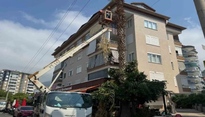 Alanya Belediyesi ve AEDAŞdan yangın riskine karşı önlem