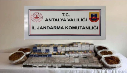 Alanyada kaçak tütün operasyonunda 40 bin makaron ele geçirildi