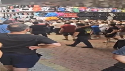 Alanyada marka avukatları ile esnaf arasındaki arbedede 6 gözaltı