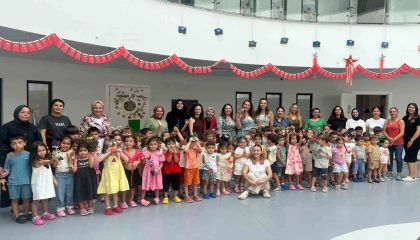 Alanyada minik öğrencilere geri dönüşüm eğitimi