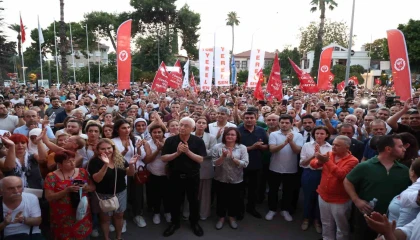 Antalyada Muhittin Böceke destek mitingi