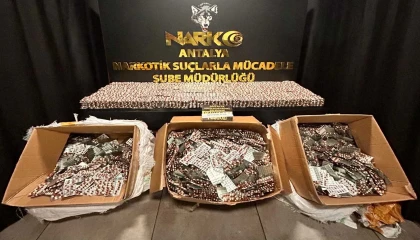 Antalyada son 1 haftada uyuşturucu operasyonlarında 22 kişi tutuklandı