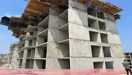 Belen, deprem sonrası inşa edilen 143 konutluk proje ile hayat buluyor