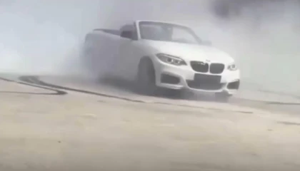 Cadde ortasında drift atan sürücüye 46 bin TL ceza