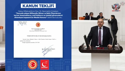ÇALIŞKAN KAMU MÜHENDİSLERİNİN SESİ OLDU