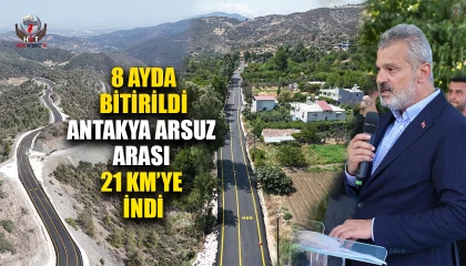 CHPli başkanın 2 dönem vaat edip, hayata geçiremediği yolu AK Partili başkan 8 ayda yaptı