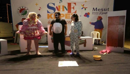 Çocuklar, Çankayada sahne Kepez ile coştu