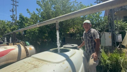 Eğirdirde elma üreticilerinin su sıkıntısı