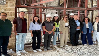 Gazimağusa Heyeti, Mersinin Kent Mirası Projelerini yerinde inceledi