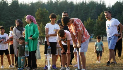 Gençler Başkonuşta gökyüzünü keşfe çıktı